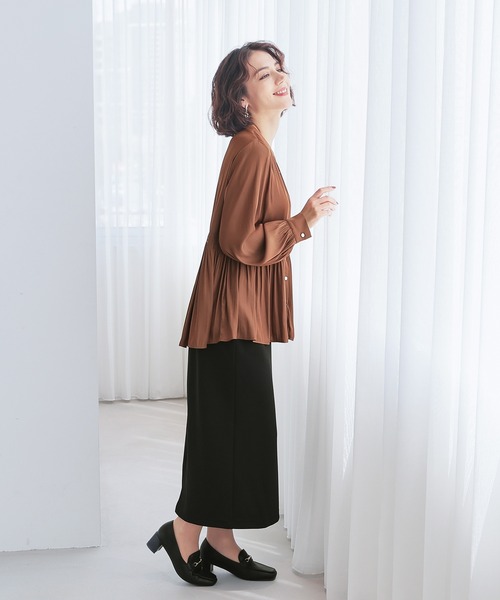 【完売品】TWILL ラウンドペプラムボリュームブラウス 完売品 TWILL ラウンドペプラムボリュームブラウス ホワイト - メルカリ