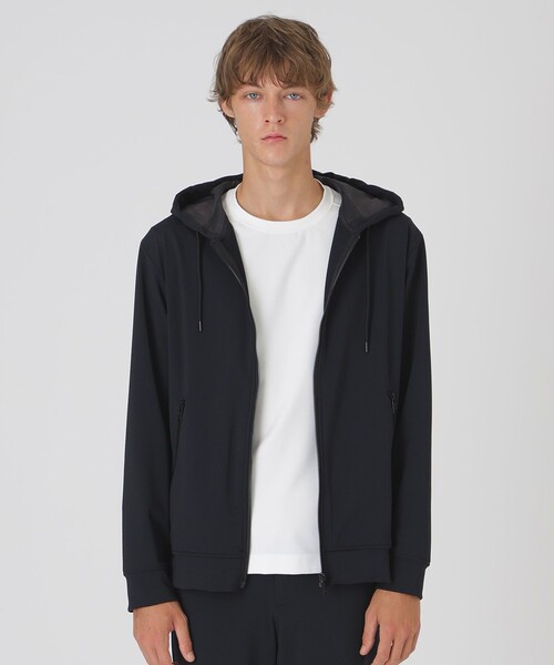 BLACK LABEL CRESTBRIDGE フード付き　ナイロンパーカー　L BLACK LABEL CRESTBRIDGE フード付きナイロンパーカーL