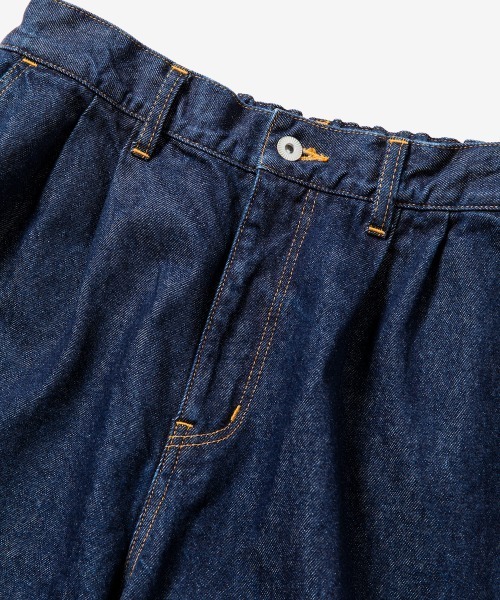「rehacer」 加工デニムパンツ MEDIUM ブラック メンズ