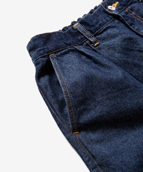 「rehacer」 加工デニムパンツ MEDIUM ブラック メンズ