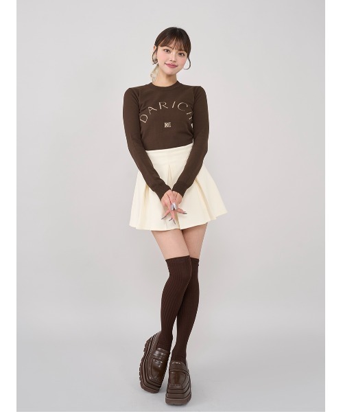Darich ニット セーター DARCHロゴニットトップス レディース