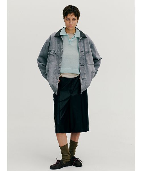 Mila Owen（ミラオーウェン） デニムジャケット gジャン ハーフ丈