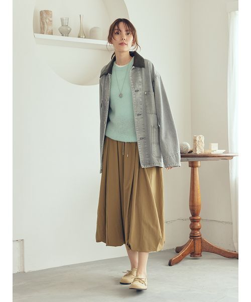 Mila Owen（ミラオーウェン） デニムジャケット gジャン ハーフ丈