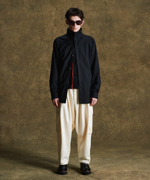 glamb（グラム） シャツ Suit Fabric High Neck Shirt / スーツ