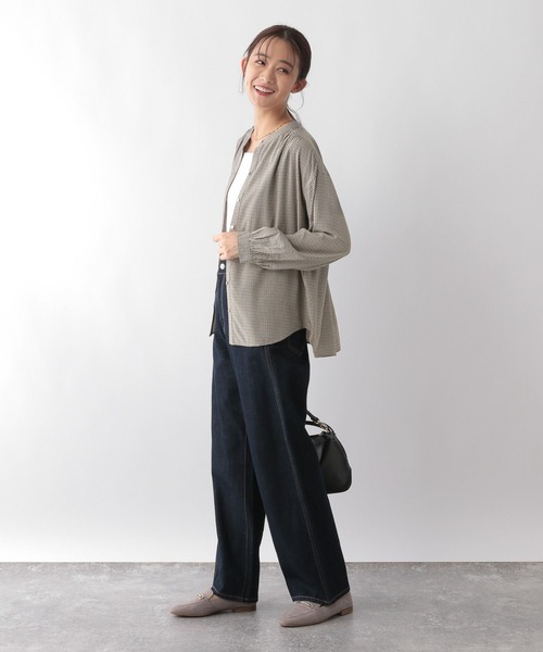 「GLOBAL WORK」 長(zhǎng)袖ブラウス MEDIUM ホワイト系その他4 レディース