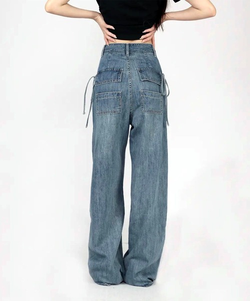 [me+em select] Denim брюки SMALL голубой женский 