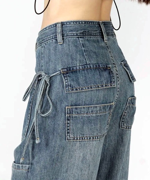 [me+em select] Denim брюки SMALL голубой женский 