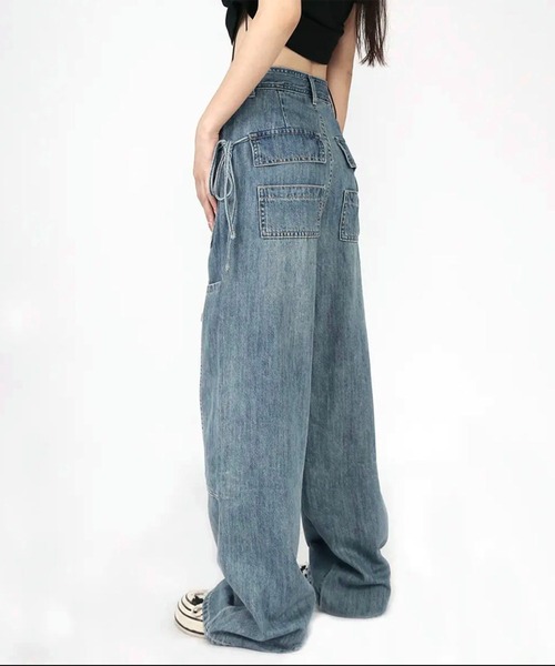 [me+em select] Denim брюки SMALL голубой женский 