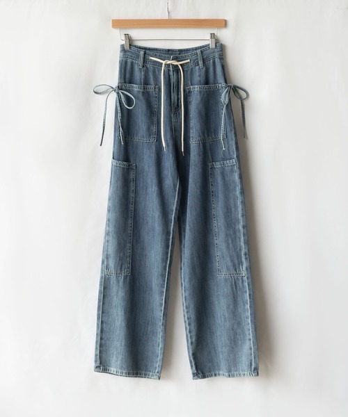[me+em select] Denim брюки SMALL голубой женский 