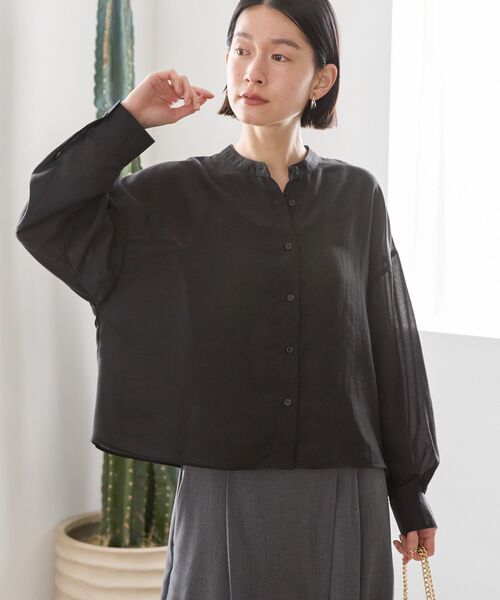 「AMERICAN HOLIC」 長袖ブラウス M ブラック レディース