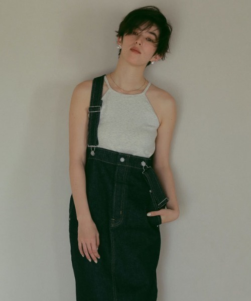 ETRE TOKYO（エトレトウキョウ） サロペットスカート「EDWINコラボ」 S