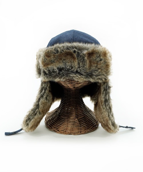 Ruben キャップ 帽子 DENIM FLIGHT CAP/デニムフライトキャップ メンズ