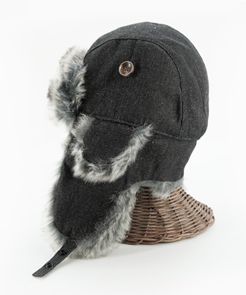 Ruben キャップ 帽子 DENIM FLIGHT CAP/デニムフライトキャップ メンズ