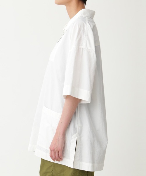 「MHL.」 半袖シャツ 2 ブラック レディース_画像7