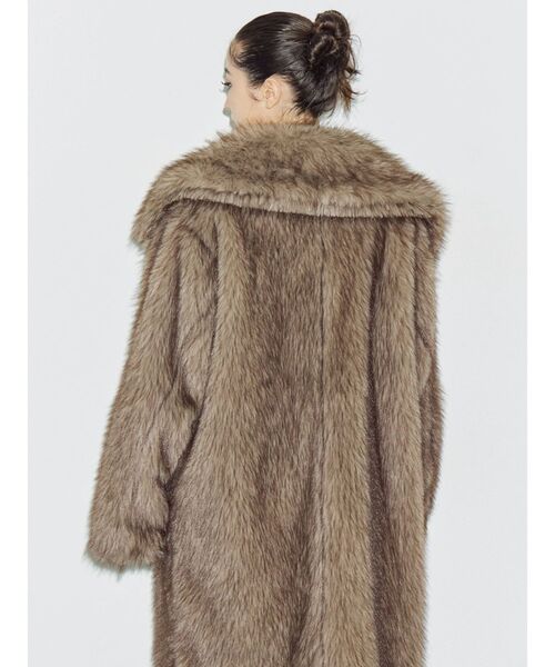 EVRIS（エヴリス） ダッフルコート コート フェイクファーロングコート