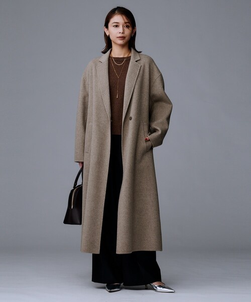 新品未使用　UNTITLED　リバーコート　チェスターコート　ウール100 新品未使用 UNTITLED リバーコート チェスターコート ウール100