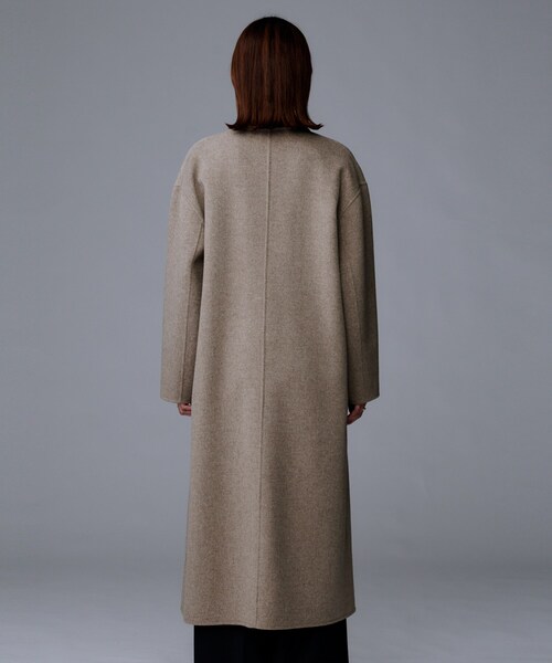 新品未使用　UNTITLED　リバーコート　チェスターコート　ウール100 UNTITLED（アンタイトル） コート チェスターコート 「ロング丈/軽やか