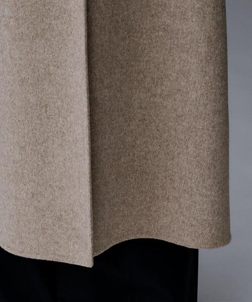 新品未使用　UNTITLED　リバーコート　チェスターコート　ウール100 UNTITLED（アンタイトル） コート チェスターコート 「ロング丈/軽やか