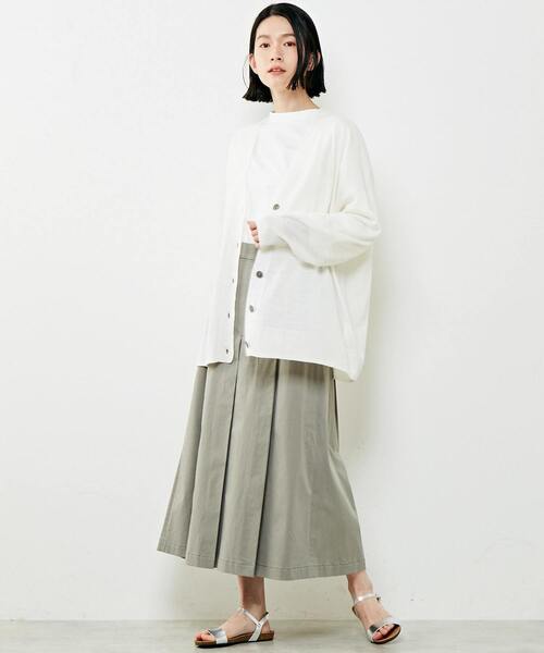 「MELROSE claire」 ニットカーディガン FREE ブラック レディース_画像3