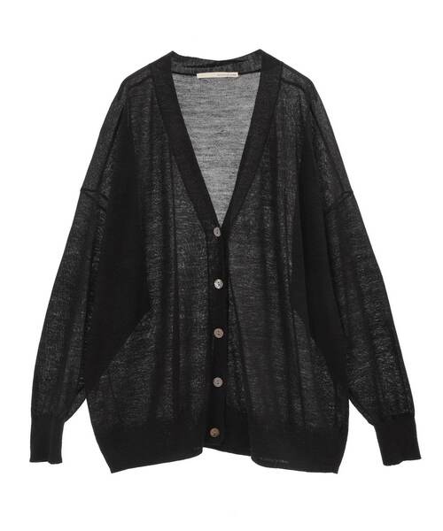 「MELROSE claire」 ニットカーディガン FREE ブラック レディース_画像8