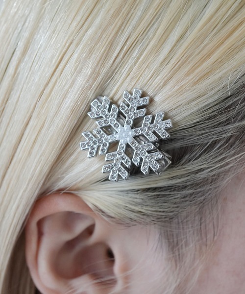 バレンティノ　ヘアピン Port（ポート） ヘアピン 「 」 スノーフレーク 雪の結晶 ビジュー