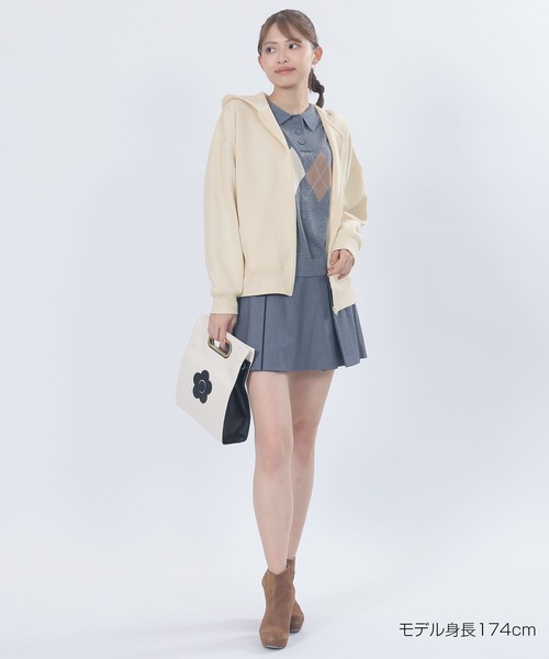 パーカー マリークワント mary quant ロゴボンディング パーカ レディース | MARY QUANT | 08