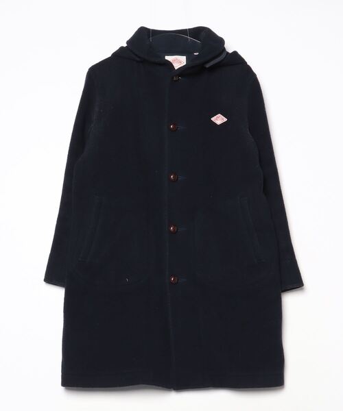 DANTON ネイビー コート 38 Danton（ダントン） ワンポイントコート 38 ネイビー レディース