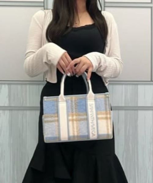 Samantha Vega（サマンサベガ） ハンドバッグ ロゴテープチェック