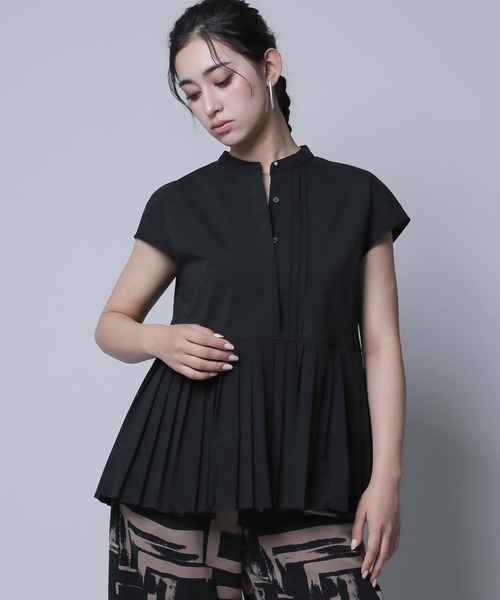 「RAW FUDGE」 ノースリーブブラウス M ブラック レディース_画像9
