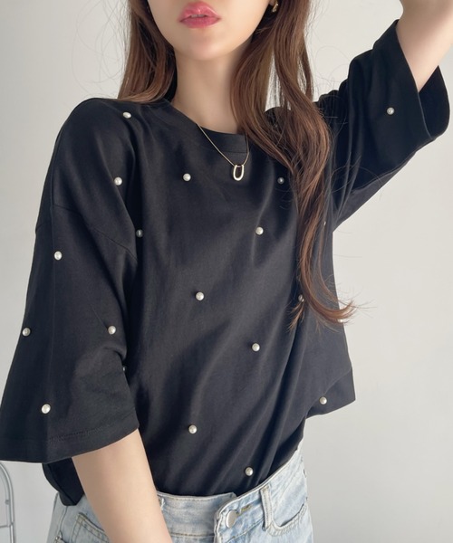 「Ada.」 半袖カットソー FREE オートミール レディース_画像7