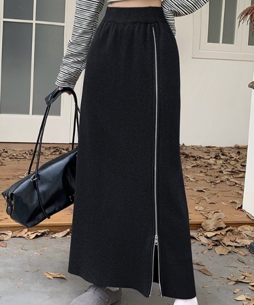 LACーVERT スカート ロングニットスカート : ZOZOTOWN Yahoo!店 - 通販