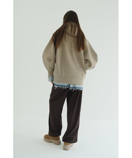 試着のみ CLANE クラネ ボアニットパーカー CLANE パーカー CLANE