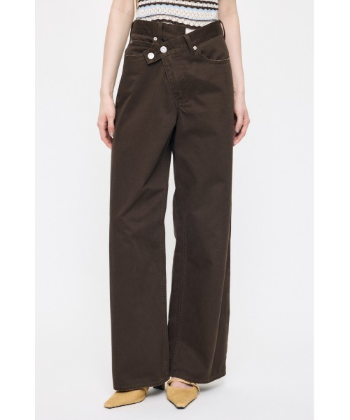 MOUSSY(マウジー) チノパン CROSS CHINO WIDE STRAIGHT レディース MOUSSY(マウジー) チノパン CROSS CHINO WIDE STRAIGHT レディース