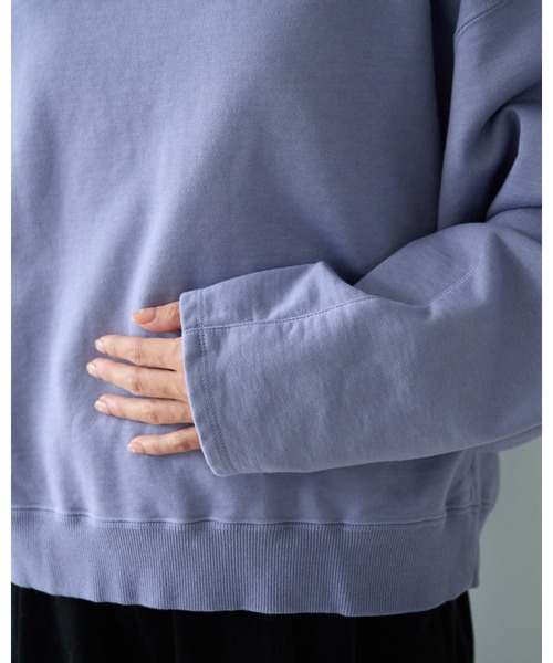 yuni tシャツ highcountコットン裏毛shortプルオーバー レディース