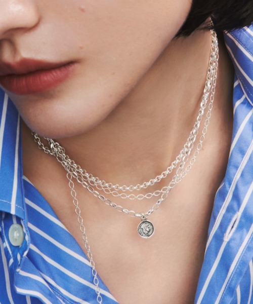 ネックレス 「quip queint」central coin necklace/セントラル コイン ネックレス レディースの画像
