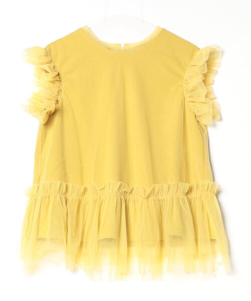 「terrace」 ノースリーブトップス MEDIUM イエロー レディース_画像4