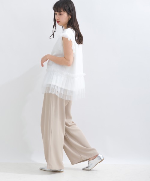 「terrace」 ノースリーブトップス MEDIUM イエロー レディース_画像6