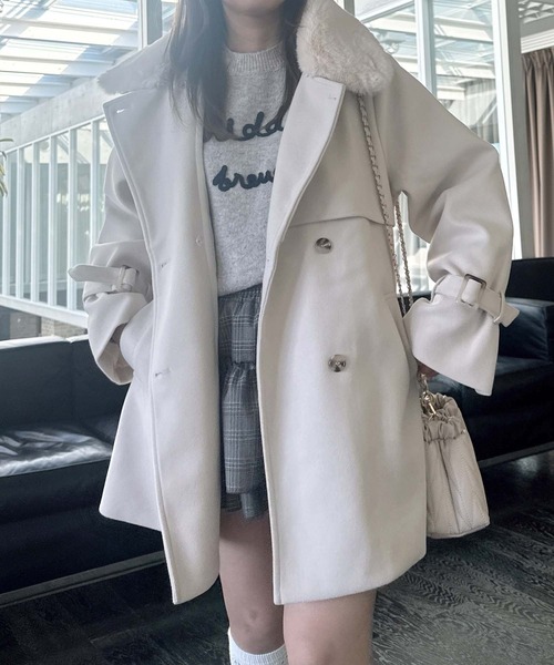 AS KNOW AS（アズノゥアズ） コート チェスターコート取り外し可能