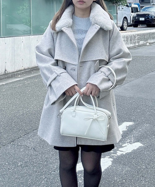 AS KNOW AS（アズノゥアズ） コート チェスターコート取り外し可能