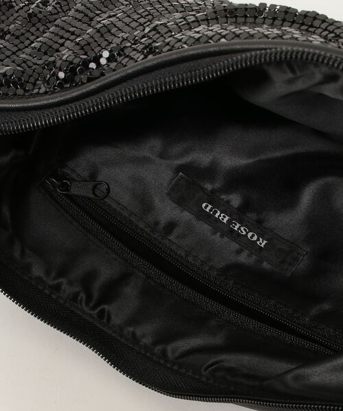 「ROSE BUD」 ショルダーバッグ - ブラック レディース_画像4