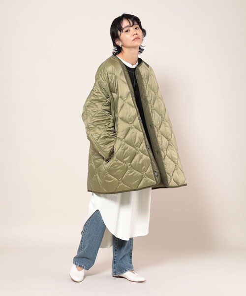 FREAK'S STORE（フリークスストア） モッズコート フリ- オリーブ