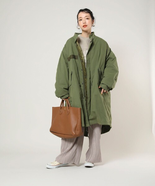 FREAK'S STORE フリークス ストア モッズコート ミリタリー コート FREAK'S STORE（フリークスストア） モッズコート フリ- オリーブ