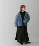 「KBF」 ニットカーディガン ONE ベージ...の詳細画像2