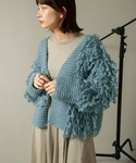 「KBF」 ニットカーディガン ONE ベージ...の詳細画像3