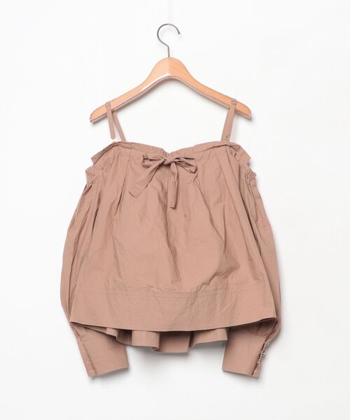 「Abahouse Devinette」 長袖ブラウス - ブラウン レディース_画像2