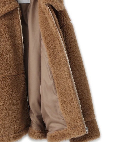 ADAM ET ROPE'（アダムエロペ） ブルゾン アウター スウィッチングボア