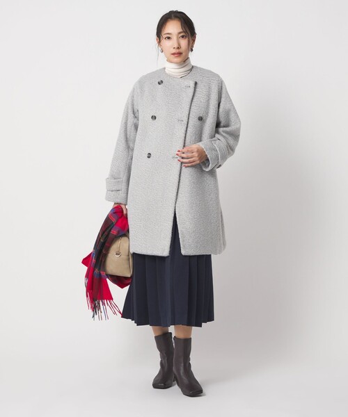A DAY IN THE LIFE トレンチコート コート カールメルトン ノーカラー