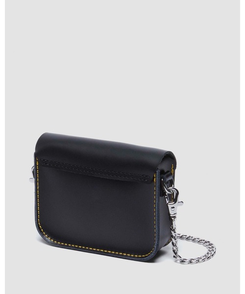 ✨極美品✨ドクターマーチン ショルダーバッグ サコッシュ レザー ブラック Dr.Martens（ドクターマーチン） ショルダーバッグ - ブラック