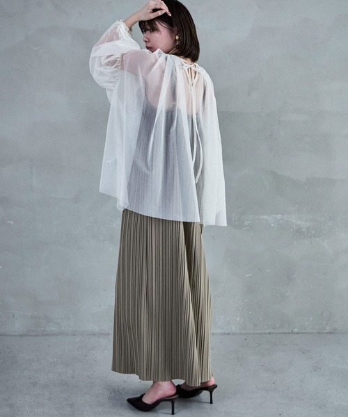 「Fashion Letter」 キャミソールワンピース M ベージュ レディース_画像5