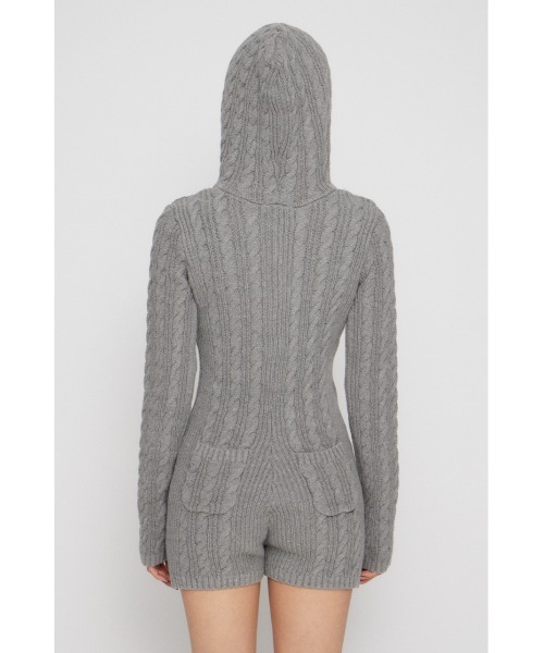 LAGUA GEM（ラグアジェム） オールインワン HOODIE CABLE ロンパース